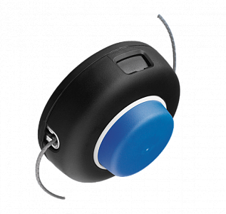 Головка триммера T55Х, М12 L Резьба левая посадка 20 мм, полуавтоматическая, с подшипником на кнопке подачи лески для меньшего износа