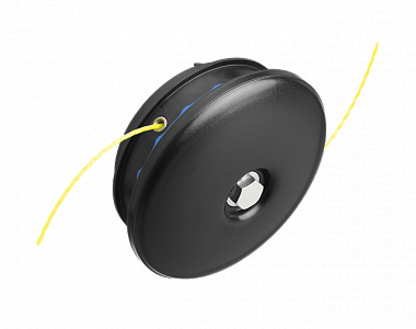 Головка триммерная "Тримми-S II",  М12 L Резьба левая посадка 20 мм, ручная подача корда, для травокосилок