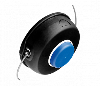 Головка триммерная T45Х, М12 L Резьба левая посадка 20 мм, полуавтоматическая, с подшипником на кнопке подачи лески для меньшего износа