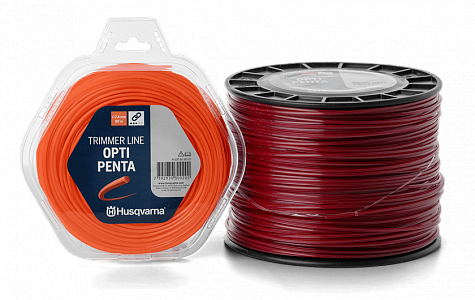 Корд триммерный звезда "Opti Penta", 2.7 мм/240 м, на катушке